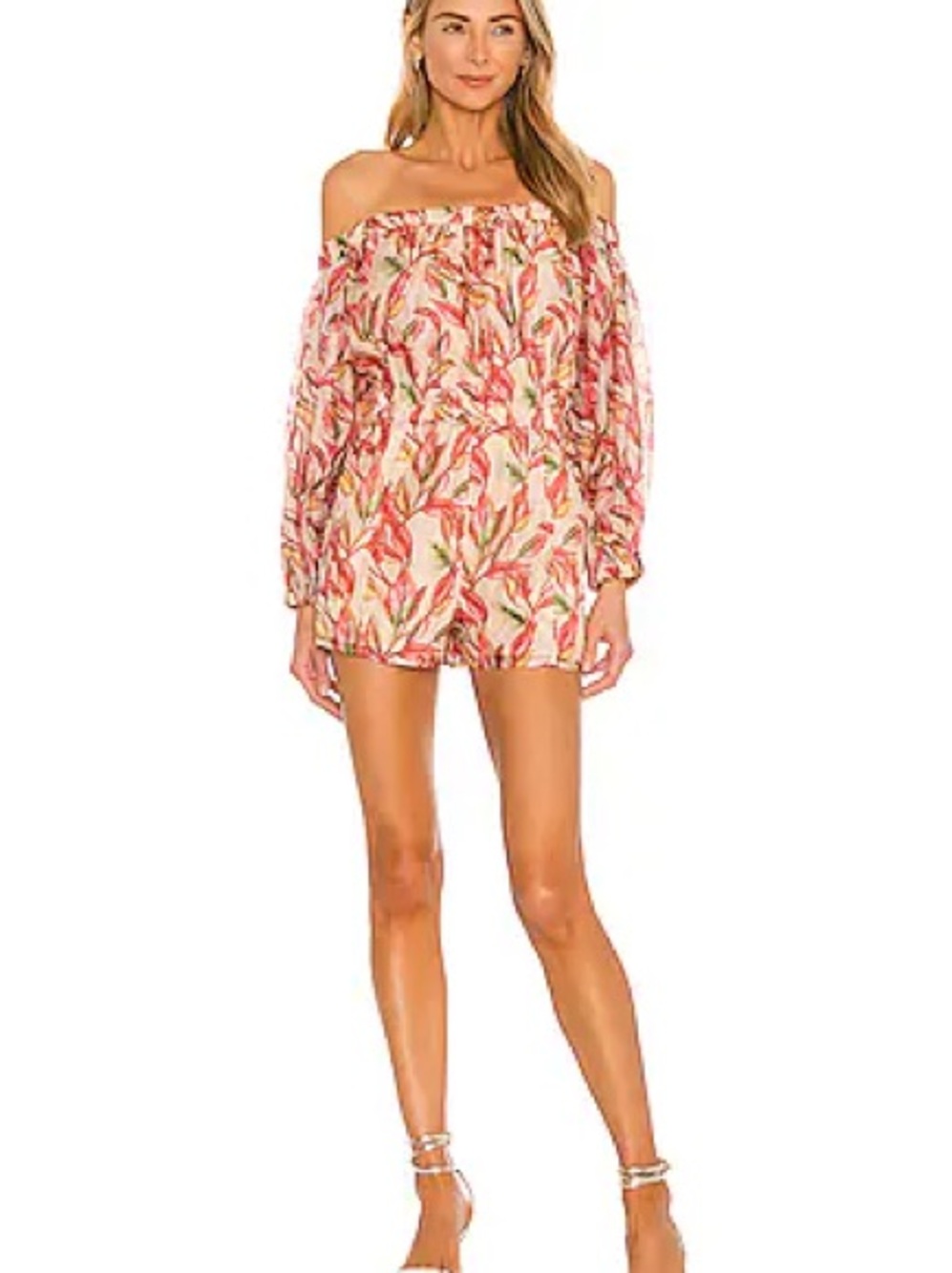 Lovers and Friends Bosworth Romper — Emory Tropical Print